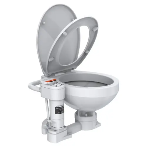 COMMODORE CM2RMT Twist Flush Electric Marine Toilet Boating Head 12V, Integrated Flush Pump COMMODORE CM2RMT Twist Flush Electric Marine Toilet Boating Head 12V, Integrated Flush Pump