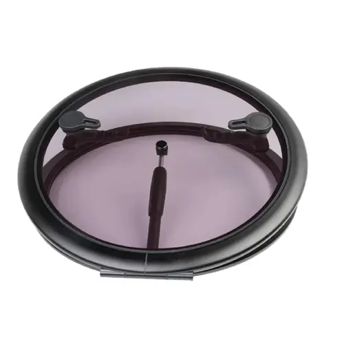 SEAFLO 02-Series 21.4" Black Aluminum Circular Deck Hatch SEAFLO 02-Series 21.4" Black Aluminum Circular Deck Hatch