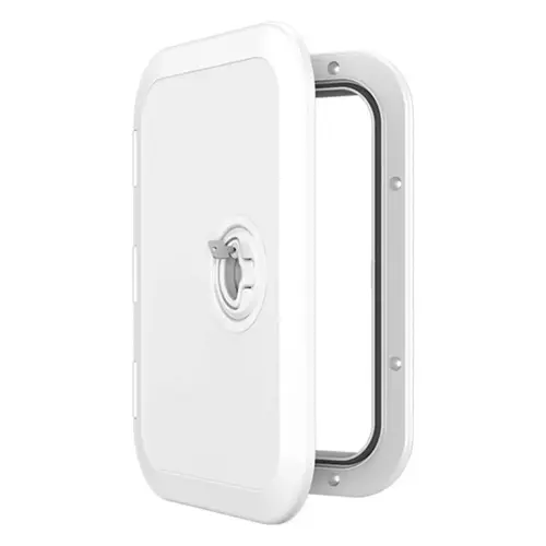 SEAFLO 14.76" x 14.53" White Locking Rectangular Deck Access Hatch SEAFLO 14.76" x 14.53" White Locking Rectangular Deck Access Hatch