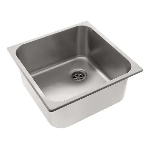 Rectangle Sink Brushed Finish, 304 Stainless Steel, 2" Drain, SoundKOTE Rectangle Sink Brushed Finish, 304 Stainless Steel, 2" Drain, SoundKOTE