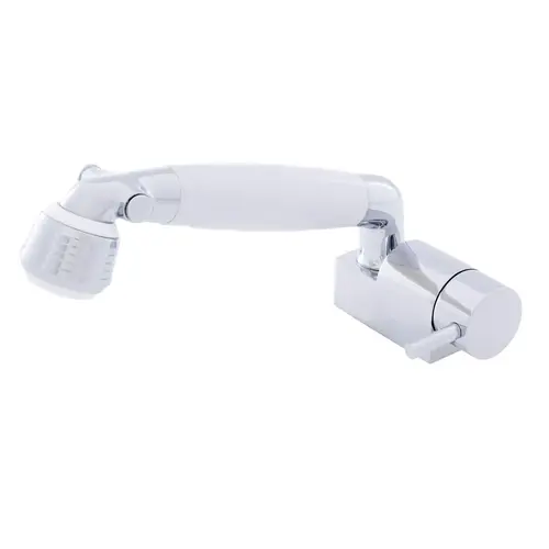 Aidack Pull-Out Deck Tap Cold Only Classic Arctic White Sprayer, 6 ft White Rubber Hose Chrome/Arctic White Aidack Pull-Out Deck Tap Cold Only Classic Arctic White Sprayer, 6 ft White Rubber Hose Chrome/Arctic White