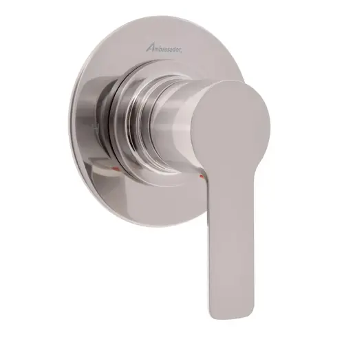 Irva 1H Shower Mixer, Thin Wall-Mount Brushed Nickel Irva 1H Shower Mixer, Thin Wall-Mount Brushed Nickel