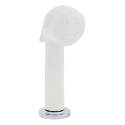 Deck-Mount Sprayer Large Warm White Sprayer No Hook, 6 ft White Rubber Hose, Ultra-Low Profile Holder Deck-Mount Sprayer Large Warm White Sprayer No Hook, 6 ft White Rubber Hose, Ultra-Low Profile Holder