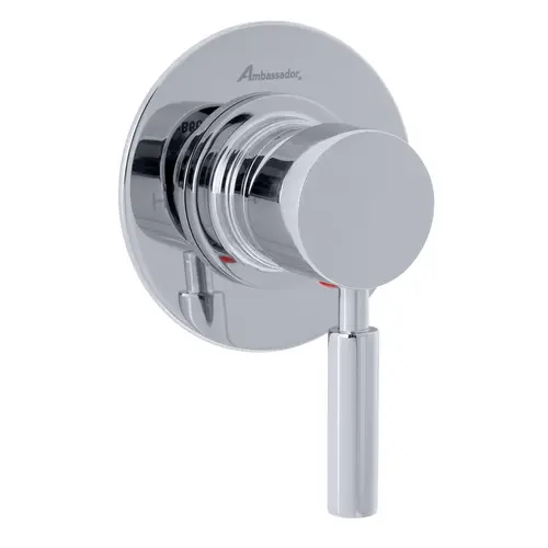 Aviani 1H Shower Mixer, Thin Wall-Mount Chrome Aviani 1H Shower Mixer, Thin Wall-Mount Chrome