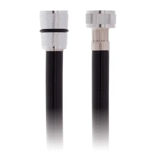 Hose 6 ft Rubber PVC 1/2" NPS-F + 1/2" NPS-F Black Hose 6 ft Rubber PVC 1/2" NPS-F + 1/2" NPS-F Black