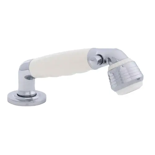 Deck-Mount Sprayer Classic Warm White Sprayer, 10 ft White Rubber Hose, Low Profile Holder Deck-Mount Sprayer Classic Warm White Sprayer, 10 ft White Rubber Hose, Low Profile Holder