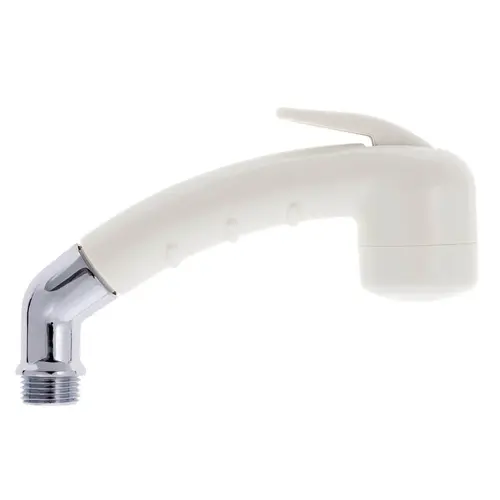 Small Marine Sprayer, No Hook, w/Elbow 1/2" NPS Warm White Small Marine Sprayer, No Hook, w/Elbow 1/2" NPS Warm White