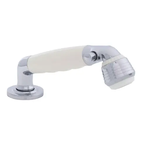 Deck-Mount Sprayer Classic Warm White Sprayer, 6 ft White Rubber Hose, Ultra-Low Profile Holder Deck-Mount Sprayer Classic Warm White Sprayer, 6 ft White Rubber Hose, Ultra-Low Profile Holder