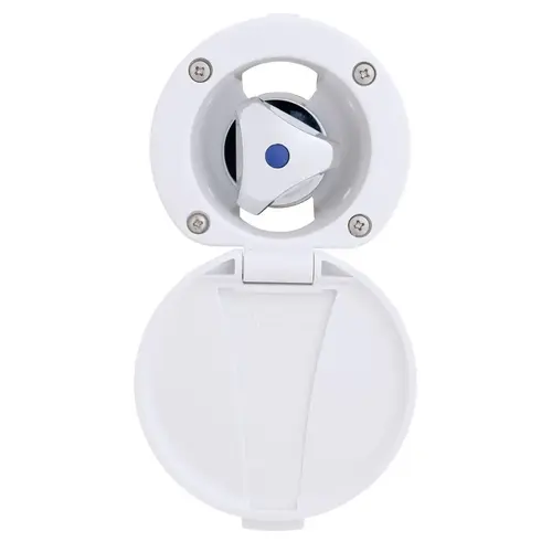Trinidad Recessed Control Valve Cold Only, Arctic White Cup & Lid, Chrome Trinidad Handle Trinidad Recessed Control Valve Cold Only, Arctic White Cup & Lid, Chrome Trinidad Handle