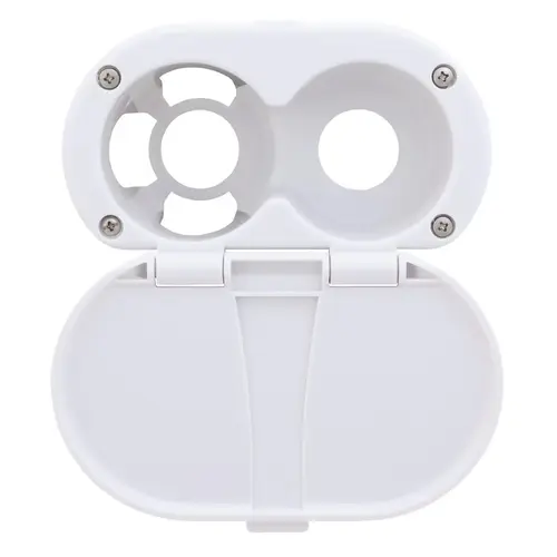 Transom Cup & Lid Set All Plastic Arctic White Transom Cup & Lid Set All Plastic Arctic White