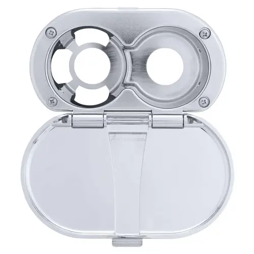 Transom Cup & Lid Set All Plastic Chrome Transom Cup & Lid Set All Plastic Chrome