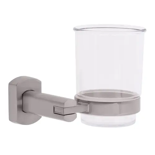 Miah Cup Holder Plastic Cup Brushed Nickel Miah Cup Holder Plastic Cup Brushed Nickel