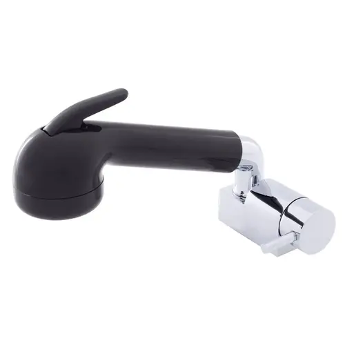 Aidack Pull-Out Deck Tap Cold Only Large Black Sprayer No Hook, 6 ft Stainless Steel Hose Chrome/Black Aidack Pull-Out Deck Tap Cold Only Large Black Sprayer No Hook, 6 ft Stainless Steel Hose Chrome/Black