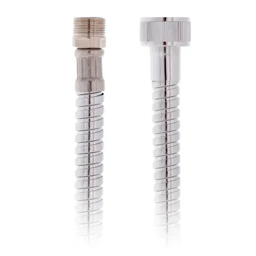 Hose 6 ft Stainless Steel 15/1 Metric-M + 1/2" NPS-F Hose 6 ft Stainless Steel 15/1 Metric-M + 1/2" NPS-F