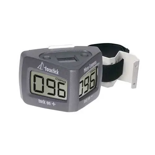 Tacktick Solar-Powered Micro Compass System Gray with Gray Card Tacktick Solar-Powered Micro Compass System Gray with Gray Card