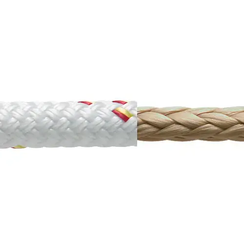 3/32" T-100 Technora Double Braid White 3/32" T-100 Technora Double Braid White