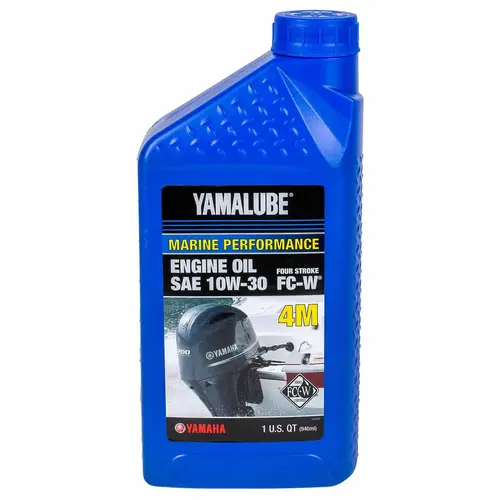 Yamalube 4M 10W-30 4 Stroke Conventional Marine Engine Oil, 1 Quart Yamalube 4M 10W-30 4 Stroke Conventional Marine Engine Oil, 1 Quart