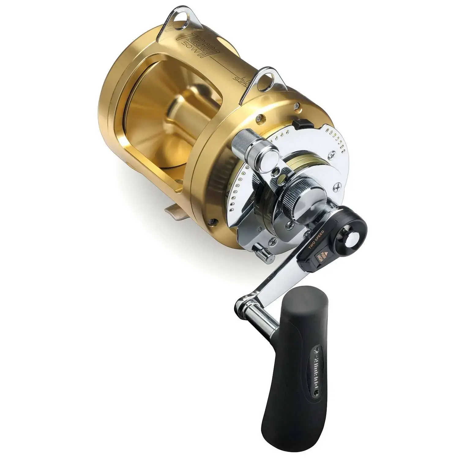 Shimano Tiagra A Big Game Two-Speed Conventional Reel 37 Line Speed TI50WLRSA