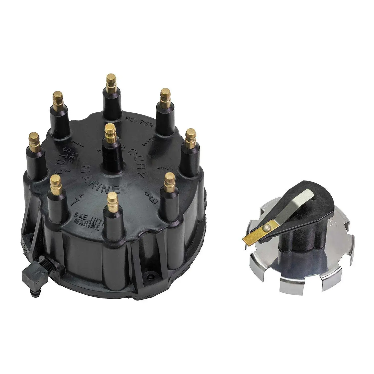 Quicksilver Distributor Cap Kit for Marinized V-8 Engines by General Motors with Thunderbolt IV and V HEI Ignition Systems 805759Q3