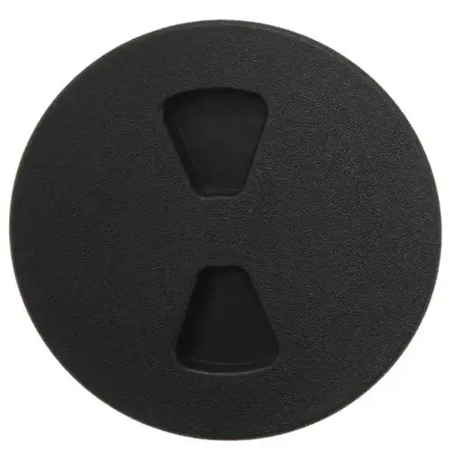 6" Sure-Seal Screw Out Deck Plate, Black 6" Sure-Seal Screw Out Deck Plate, Black
