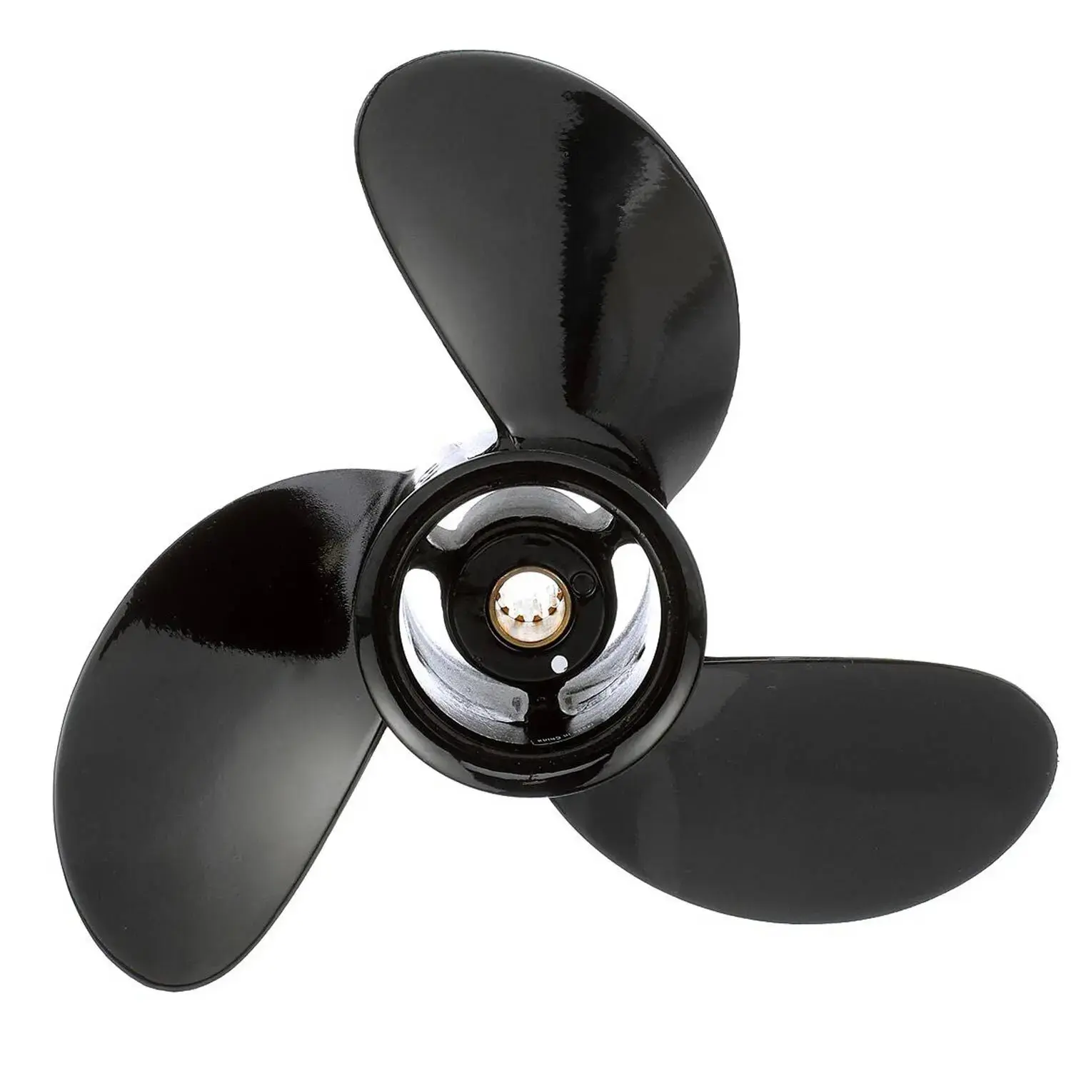 Quicksilver Black Diamond 3-Blade Aluminum Propeller 10.4 dia x 13 pitch Right Hand QA2106R