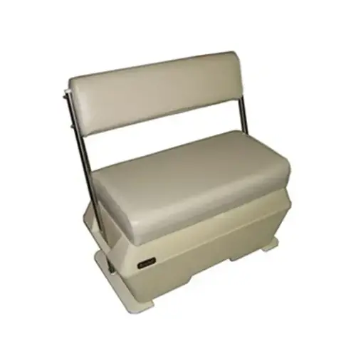 Large Deluxe Cooler/Livewell Swingback Seat White Large Deluxe Cooler/Livewell Swingback Seat White