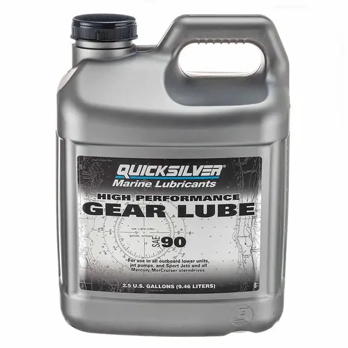 Quicksilver High Performance 90W Gear Lube, 2.5 Gallons Quicksilver High Performance 90W Gear Lube, 2.5 Gallons