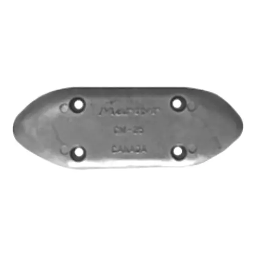 Zinc Hull Anode - 9 1/4"L x 3 3/8"W x 3/4" thickness (B) Zinc Hull Anode - 9 1/4"L x 3 3/8"W x 3/4" thickness (B)
