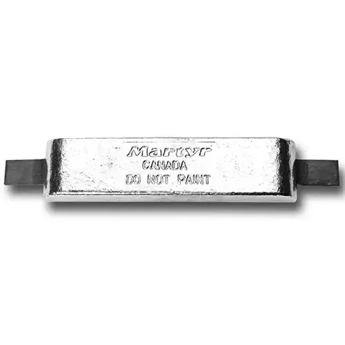 Hull Anode, Aluminum, with Steel Straps Hull Anode, Aluminum, with Steel Straps