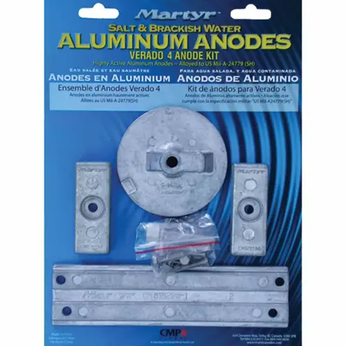 Verado, 4 Cylinder, 2006-Present, Aluminum Anodes Verado, 4 Cylinder, 2006-Present, Aluminum Anodes
