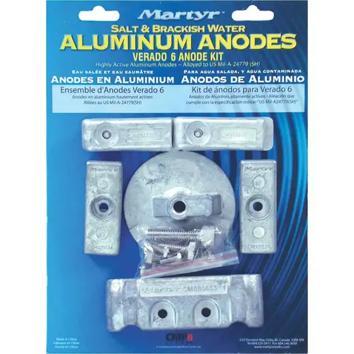 Verado, 6 Cylinder, 2006-Present, Aluminum Anodes Verado, 6 Cylinder, 2006-Present, Aluminum Anodes