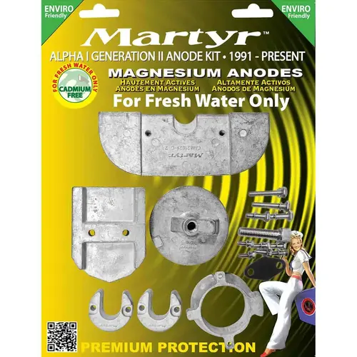 Alpha I, 1991-Present, Magnesium Anodes Alpha I, 1991-Present, Magnesium Anodes