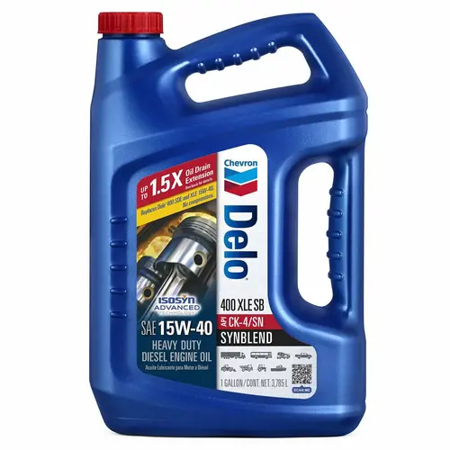 Chevron Delo 400 XLE SB 15W-40, Synthetic Blend, Heavy Duty Diesel Engine Oil Chevron Delo 400 XLE SB 15W-40, Synthetic Blend, Heavy Duty Diesel Engine Oil