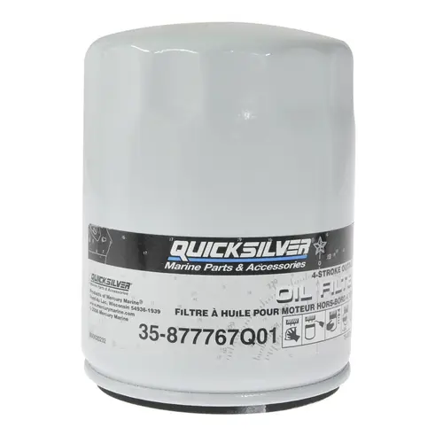 877767Q01 Oil Filter for Verado In-Line 4-Cylinder 135-200 HP Outboards 877767Q01 Oil Filter for Verado In-Line 4-Cylinder 135-200 HP Outboards