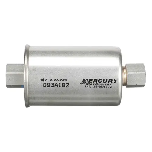 Quicksilver 864572 Replacement Inline Fuel Filter for MerCruiser Sterndrive and Inboard Gasoline Engines Quicksilver 864572 Replacement Inline Fuel Filter for MerCruiser Sterndrive and Inboard Gasoline Engines