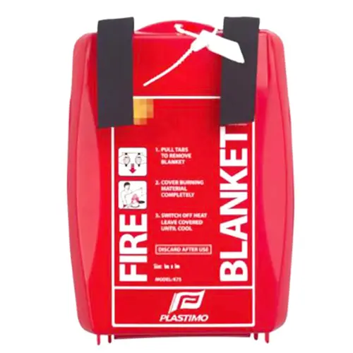 Fiberglass Fire Blanket in Rigid ABS Container Fiberglass Fire Blanket in Rigid ABS Container