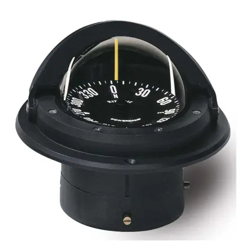 Flush-Mount Voyager Compass, PowerDamp Flat Dial, Black Flush-Mount Voyager Compass, PowerDamp Flat Dial, Black