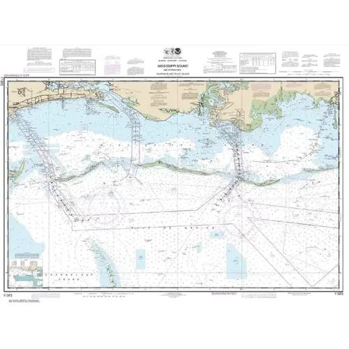 #11373 Mississippi Sound Dauphin Island to Cat Island #11373 Mississippi Sound Dauphin Island to Cat Island