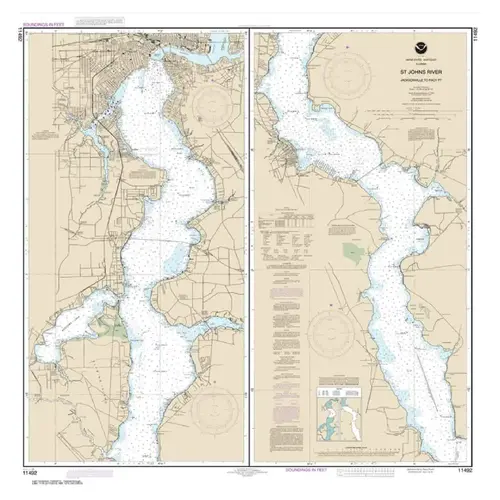 #11492 St. John's River Jacksonville to Racy Point #11492 St. John's River Jacksonville to Racy Point