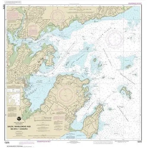 #13276 Salem Marblehead & Beverly Harbors #13276 Salem Marblehead & Beverly Harbors