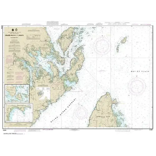 #13394 Grand Manan Channel Northern Part (Metric) #13394 Grand Manan Channel Northern Part (Metric)