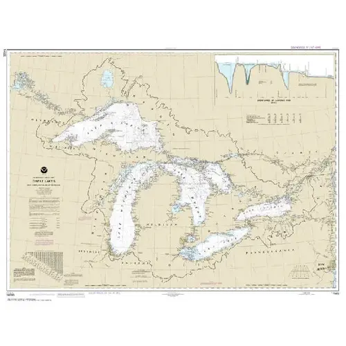 #14500 Great Lakes Lake Champlain to Lake of the Woods #14500 Great Lakes Lake Champlain to Lake of the Woods