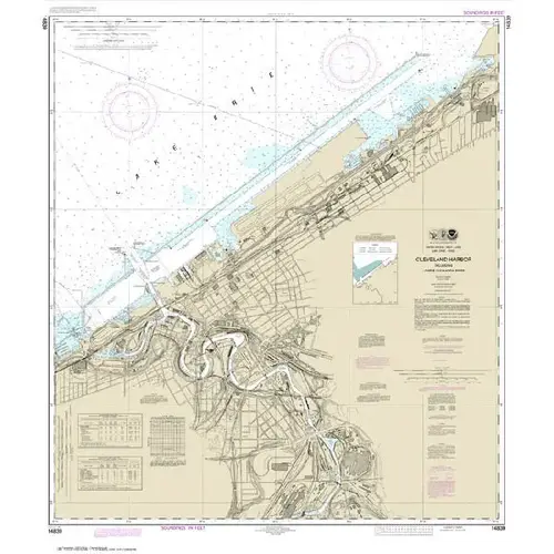 #14839 Cleveland Harbor including Lower Cuyahoga River #14839 Cleveland Harbor including Lower Cuyahoga River
