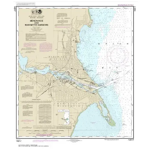 #14917 Menominee & Marinette Harbors #14917 Menominee & Marinette Harbors