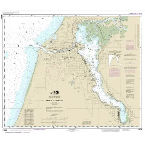 #14938 Manistee Harbor & Manistee Lake #14938 Manistee Harbor & Manistee Lake
