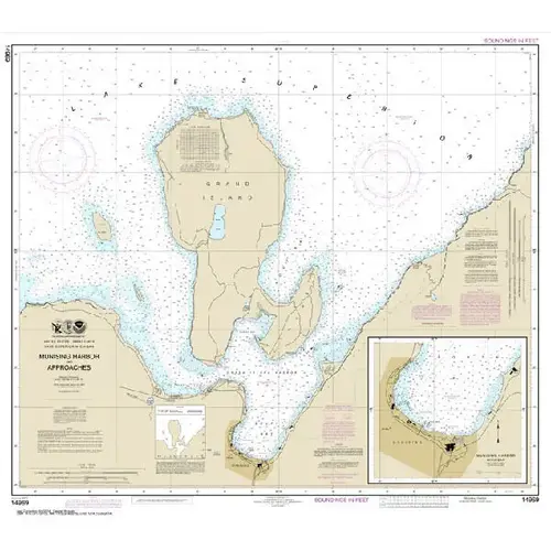 #14969 Munising Harbor & Approaches Munising Harbor #14969 Munising Harbor & Approaches Munising Harbor