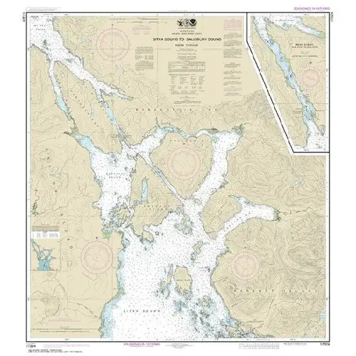 #17324 Sitka Sound to Salisbury Sound Inside Passage #17324 Sitka Sound to Salisbury Sound Inside Passage