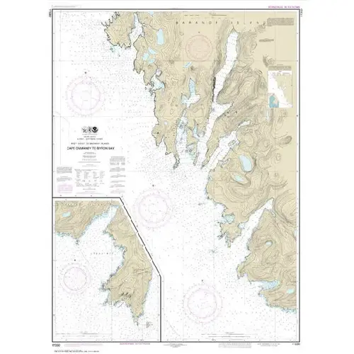 #17330 West Coast of Baranof Island Cape Ommaney to Byron #17330 West Coast of Baranof Island Cape Ommaney to Byron