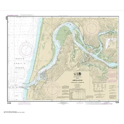 #18584 Umpqua River Pacific Ocean to Reedsport #18584 Umpqua River Pacific Ocean to Reedsport