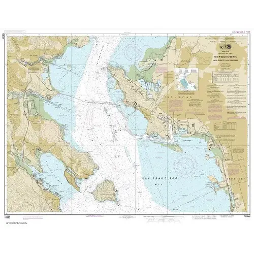 #18653 San Francisco Bay Angel Island to Point San Pedro #18653 San Francisco Bay Angel Island to Point San Pedro